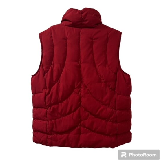 Nine West Womens Red Full Zip Down Filled Softshell Puffer Vest Size Large - Picture 2 of 10